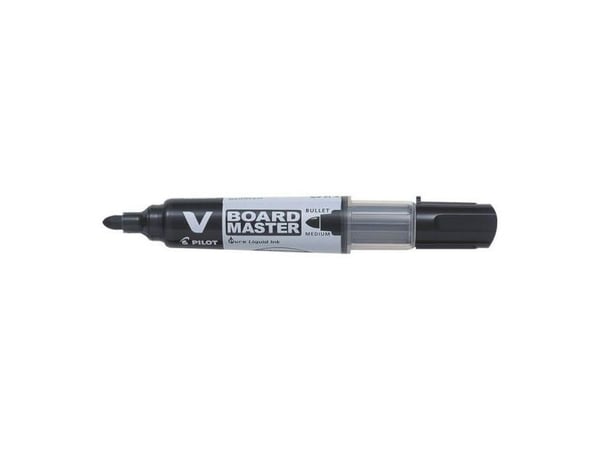 Whiteboardmarker Pilot Begreen rund spids sort