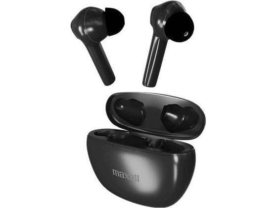 Maxell Dynamic+ trådløse hovedtelefoner med opladningsetui Bluetooth sort