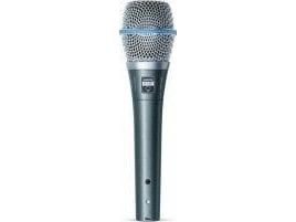 Shure Beta 87A - Mikrofon - aluminium, blå metallic