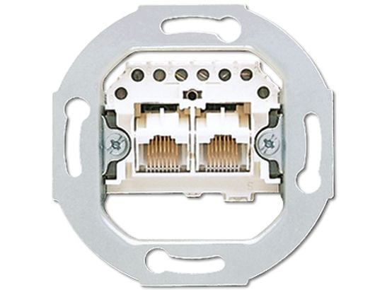 JUNG UAE 2X8 UPO, 2 x RJ-45, Harmaa, 1 kpl