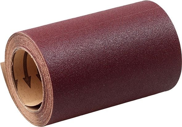 Makita - Sliperull - for tre, metall, plast - grovkorn: 80, medium-coarse - 120 mm x 5 m - for Makita 9046, 9046J, BO4900V, BO4900VJ, BO4901J