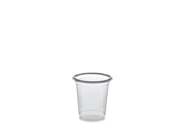 PAPSTAR plastshotglass "rent", PLA, 2 cl, krystallklart laget av organisk plast PLA (polylaktid), diameter: 39 mm, - 1 stk (87820)