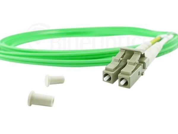 BlueOptics© Dupleks fiberoptisk patchkabel, LC-UPC/SC-UPC beige, 15 meter, multimodus G50/125µm, OM5, inngangsdempning: mindre enn 0,2dB, merkefibe...