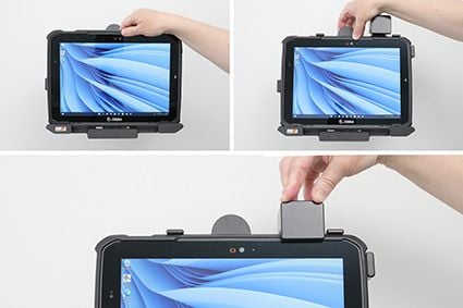 Brodit 741296, Mobiltelefon/smarttelefon, Passiv holder, Bil/innendørs, Svart