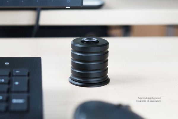 Alphacool 17428, Svart, Væske, Aluminium, 49 mm, 5 cm, 115 g