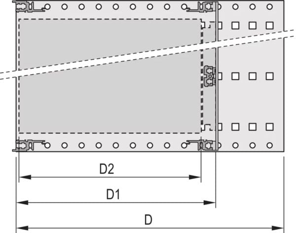Schroff 24564-432, Understativ, Gjuten aluminium, Gjuten aluminium, 7,5 kg, 6U, IEC 60297-3-100, -101, IEEE 1101.1