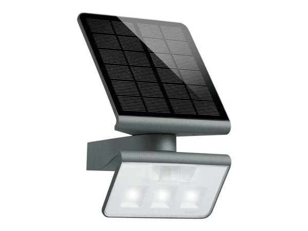 STEINEL XSolar L-S, Utendørs veggbelysning, Antrasitt, Plast, IP44, Entré, Fasade, Gangbro, II
