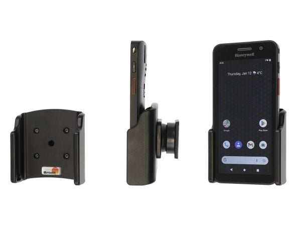 Brodit 711334, Mobiltelefon/smarttelefon, Passiv holder, Bil/innendørs, Svart