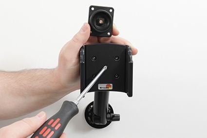 Brodit 711334, Mobiltelefon/smarttelefon, Passiv holder, Bil/innendørs, Svart
