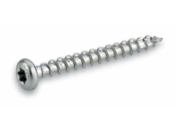 SPAX 0201010400403, Skruv, Metall, Zink, Trä, Pan head, Torx, Metallisk