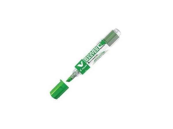 Whiteboardmarker Pilot V-Board Master, skrå, grøn