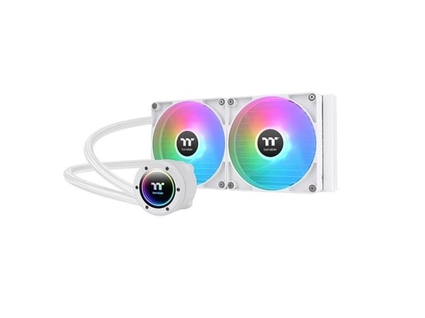 Thermaltake TH280 V2 ARGB Sync - Snow Edition - væskekjølesystem for prosessor - Radiatorstørrelse: 280 mm - (for: LGA1156, AM2, AM2+, AM3, LGA1155...