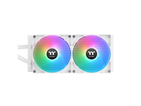 Thermaltake TH280 V2 ARGB Sync - Snow Edition - væskekjølesystem for prosessor - Radiatorstørrelse: 280 mm - (for: LGA1156, AM2, AM2+, AM3, LGA1155...