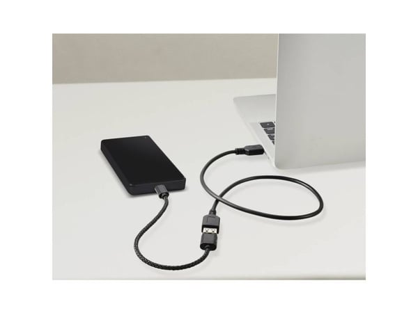 Renkforce RF-5771510 USB Kabel 0,5 m USB 2.0 USB A Schwarz (RF-5771510)