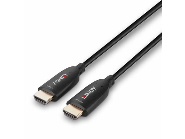 Lindy 38518, 100 m, HDMI Type A (Standard), HDMI Type A (Standard), 48 Gbit/s, Svart