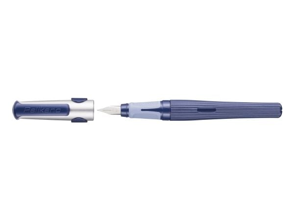 Pelikan 824521, Blå, Fyllesystem med patron, Blå, Rustfritt stål, Medium, Høyrehendt