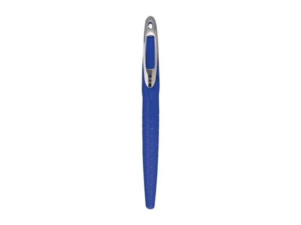 Herlitz my.pen, Blå, Hvit, Patronpåfyllingssystem, Blå, Gummi, Rustfritt stål, Venstrehendt