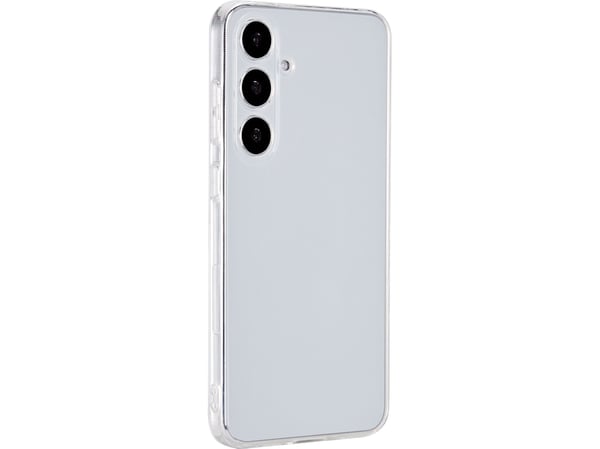 eSTUFF Infinite Vienna - Baksidedeksel for mobiltelefon - 100% recycled - termoplast-polyuretan (TPU) - gjennomsiktig - for Samsung Galaxy S24+