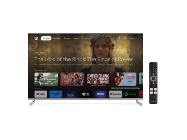 Strong SRT 50UF8733, 127 cm (50"), 3840 x 2160 pikseliä, QLED, Älytelevisio, Wi-Fi, Metallinen, Hopea