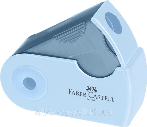Faber-Castell 182774, Manuell blyantspisser, Sort, Blå, Rosa, Plast, Ambidekstriøs, 1 stykker, Ikke for barn under 36 måneder