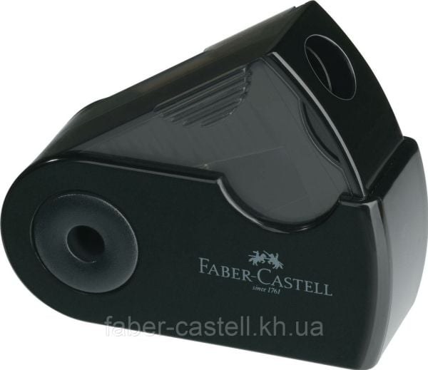 Faber-Castell 182774, Manuell blyantspisser, Sort, Blå, Rosa, Plast, Ambidekstriøs, 1 stykker, Ikke for barn under 36 måneder
