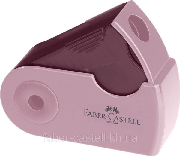 Faber-Castell 182774, Manuell blyantspisser, Sort, Blå, Rosa, Plast, Ambidekstriøs, 1 stykker, Ikke for barn under 36 måneder