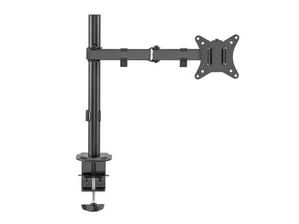 LC Power LC-EQE-A32B - Monteringssett (leddarm) - for LCD-skjerm - metall, plastikk - svart - skjermstørrelse: 17"-32" - skrivebordsmonterbar