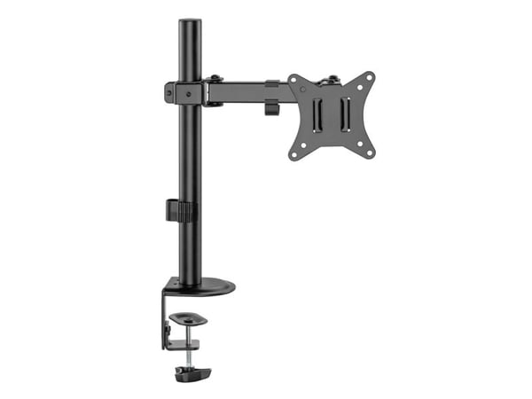 LC Power LC-EQE-A32B - Monteringssett (leddarm) - for LCD-skjerm - metall, plastikk - svart - skjermstørrelse: 17"-32" - skrivebordsmonterbar