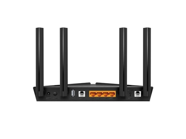 TP-Link Archer VX1800v, Wi-Fi 6E (802.11ax), Dual-band (2,4 GHz / 5 GHz), Ethernet LAN, ADSL, Sort, Bordplate-ruter