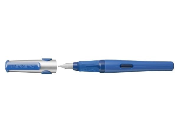 Pelikan 824446, Blå, Patronpåfyllingssystem, Blå, Rustfritt stål, Venstrehendt, Tyskland