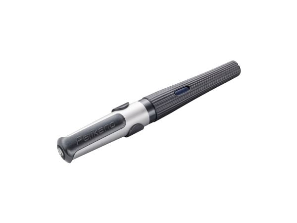 Pelikan 824507, Grå, Fyllesystem med patron, Blå, Rustfritt stål, Medium, Høyrehendt