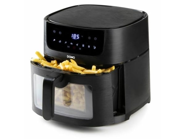 Domo DO543FR, Varmluftsfrityr, 8 l, 2 kg, 80 °C, 220 °C, Single/enkelt Domo DO543FR, Varmluftsfrityr, 8 l, 2 kg, 80 °C, 220 °C, Single/enkelt