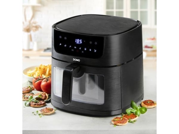 Domo DO543FR, Varmluftsfrityr, 8 l, 2 kg, 80 °C, 220 °C, Single/enkelt