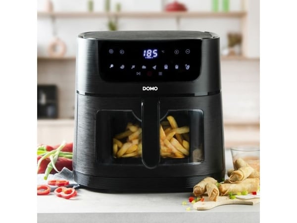 Domo DO543FR, Varmluftsfrityr, 8 l, 2 kg, 80 °C, 220 °C, Single/enkelt