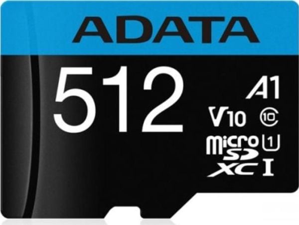 ADATA Premier UHS-I - Flashminnekort - 512 GB - Video Class V10 / UHS-I Class 1 / Class10 - microSDXC UHS-I