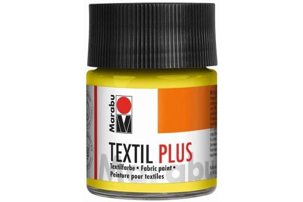 Marabu 17150005020, gul, tekstilmaling, flytende, 50 ml, 1 stk.