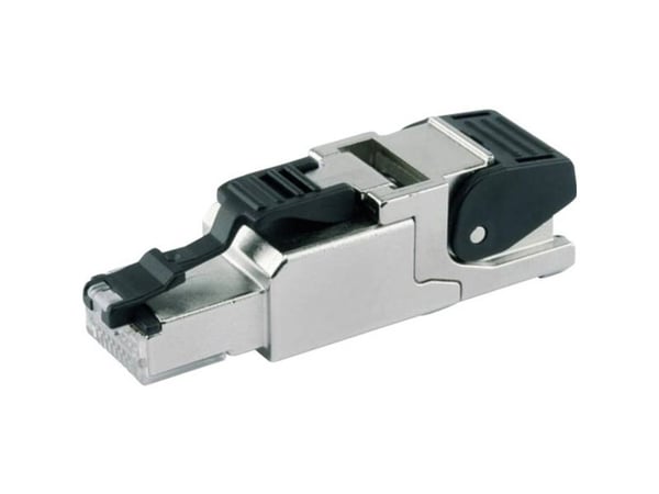 Telegärtner J00026A2001, RJ-45, Musta, Hopea