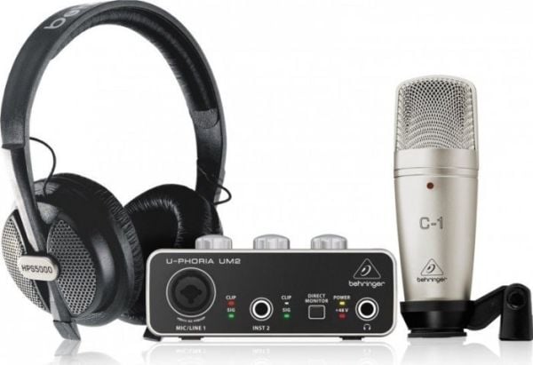 Mikrofon Behringer Behringer U-PHORIA STUDIO - sett for homestudio-opptak