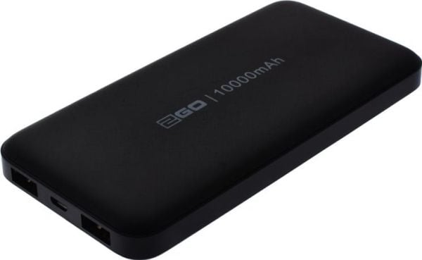 2GO 795944 Powerbank Lithium Polymer (LiPo) 10000 mAh Schwarz (795944)