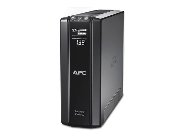 APC Back-UPS Pro 1500 - UPS - AC 230 V - 865 watt - 1500 VA - RS-232, USB - utgangskontakter: 10 - svart