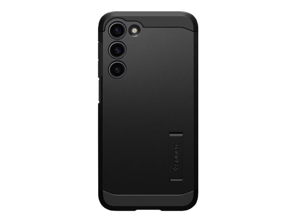 Spigen Tough Armor - Baksidedeksel for mobiltelefon - polykarbonat, termoplast-polyuretan (TPU) - svart - for Samsung Galaxy S23+