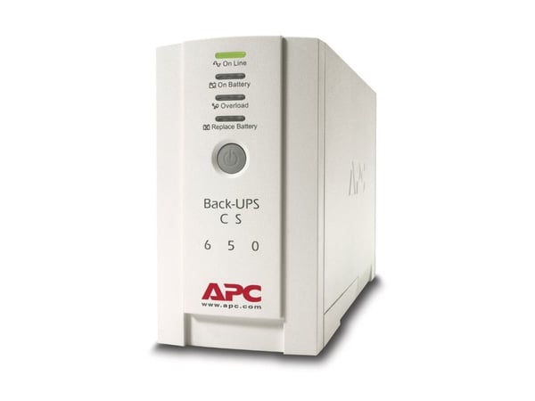 APC Back-UPS CS 650 - UPS - AC 230 V - 400 watt - 650 VA - RS-232, USB - utgangskontakter: 4 - beige
