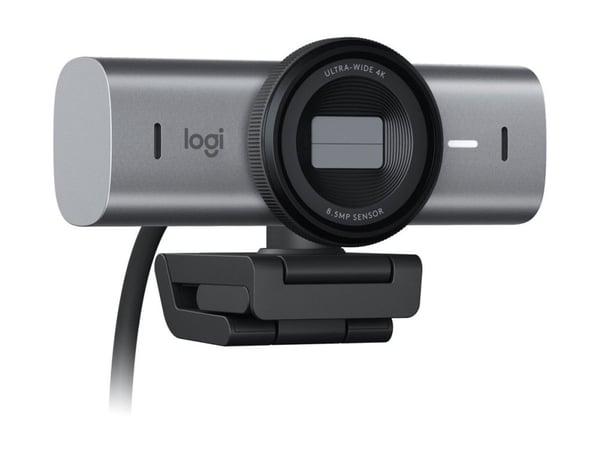 Logitech Master Series MX Brio - Direktestrømningskamera - farge - 8,5 MP - 3840 x 2160 - 4K, 1080p - lyd - USB-C