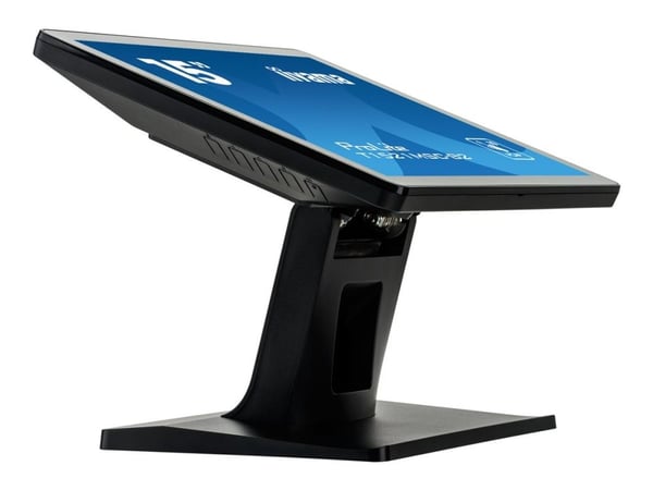 iiyama ProLite T1521MSC-B2 - LED-skjerm - 15" - berøringsskjerm - 1024 x 768 - TN - 370 cd/m² - 800:1 - 8 ms - HDMI, VGA - høyttalere - matt svart