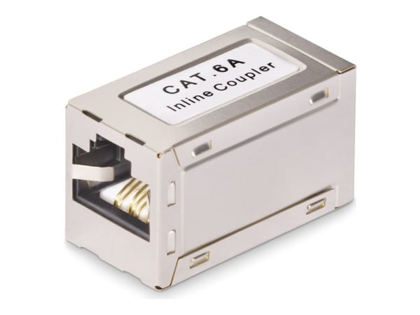 StarTech.com Shielded RJ45 Coupler, Inline Cat6a Coupler, F/F - Kopplingsdon för nätverk - RJ-45 (hona) till RJ-45 (hona) - skärmad - CAT 6a - pass...