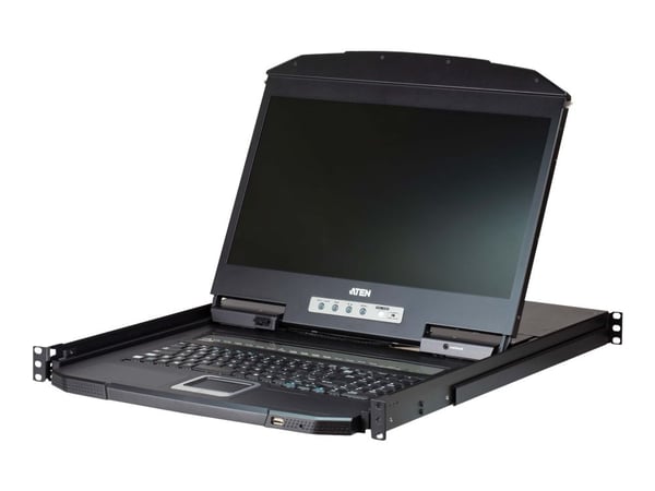 ATEN CL3108, 1366 x 768 pikseliä, HD, Telineasennus, 1U, Musta ATEN CL3108, 1366 x 768 pikseliä, HD, Telineasennus, 1U, Musta