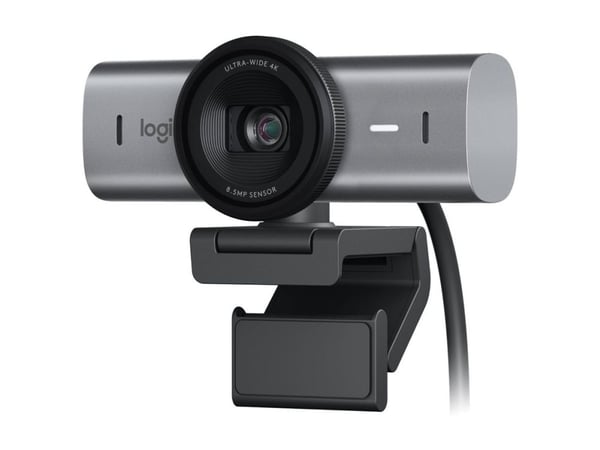 Logitech Master Series MX Brio - Direktestrømningskamera - farge - 8,5 MP - 3840 x 2160 - 4K, 1080p - lyd - USB-C