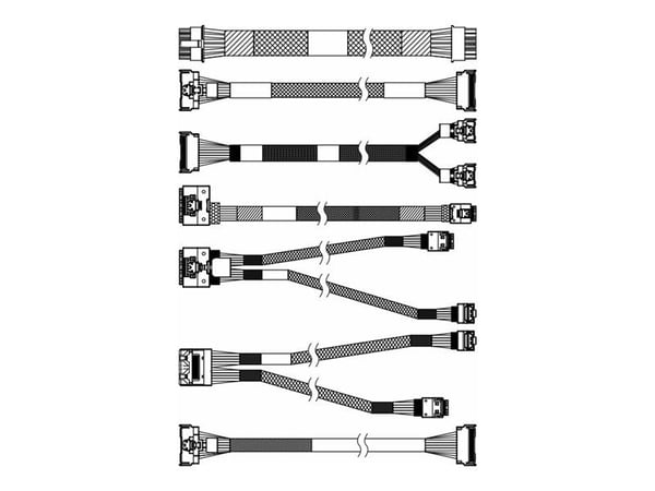 Lenovo - Lagerkabelsett - for 2.5" Chassis Rear Backplane NVMe