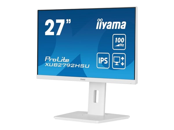 iiyama ProLite XUB2792HSU-W6, 68,6 cm (27"), 1920 x 1080 pikseliä, Full HD, LED, 0,4 ms, Valkoinen