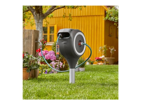 Gardena Hageslangeboks RollUp Hvit - 20 meter